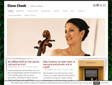 Tablet Screenshot of elenacheah.com